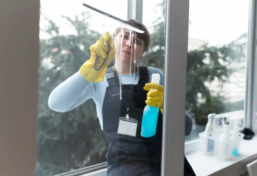 Nettoyage de vitres intérieures et extérieures à Exireuil